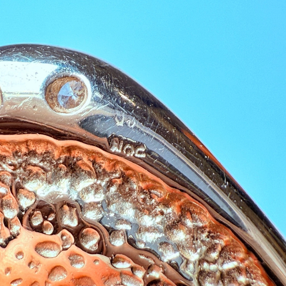 $12K OroCal 14k Solid Yellow Gold Quartz Nugget Diamond 1.5" Handmade Pendant - Picture 7 of 12